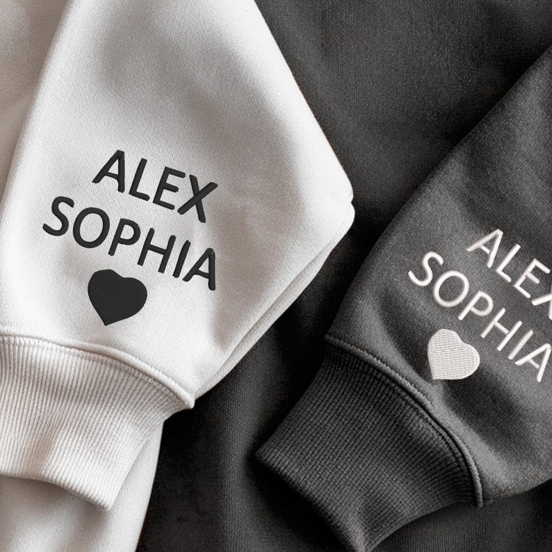 Personalized Dad Embroidered Sweatshirt